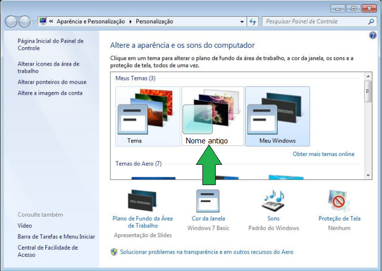 Windows 7: Pasta de perfil do usuário – Alterar nome da pasta da conta do usuário